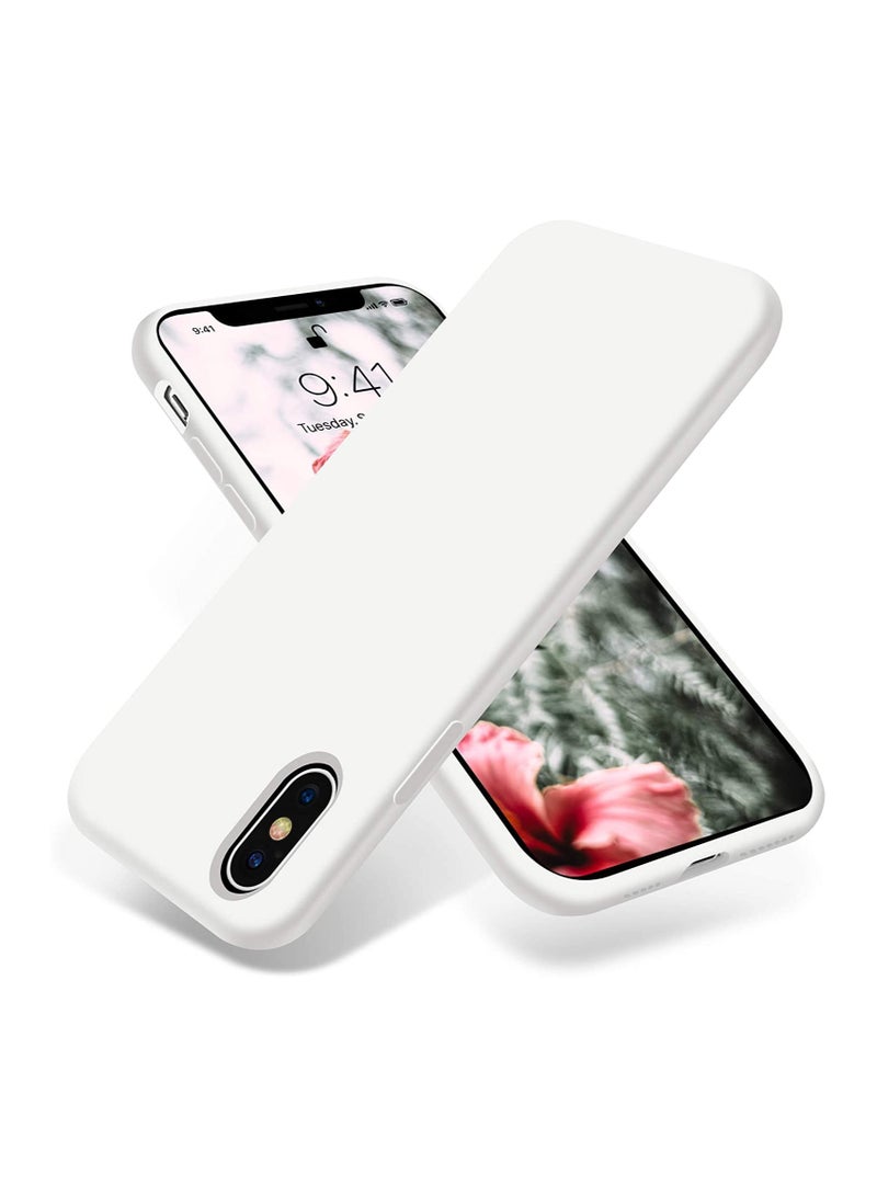 iPhone Xs Max Case,Ultra Slim Fit iPhone Case Liquid Silicone Gel Cover with Full Body Protection Anti-Scratch Shockproof Case - Image 1