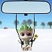 WYJS Swing Smiling Little Tree Man Car Hanging Accessory Mirror Suspension Decoration Charm Pendant Lanyard Adjustable Length - Image 2