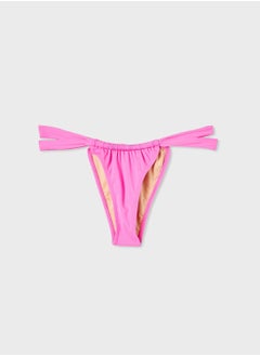 Gathered Brazilian Bikini Bottom