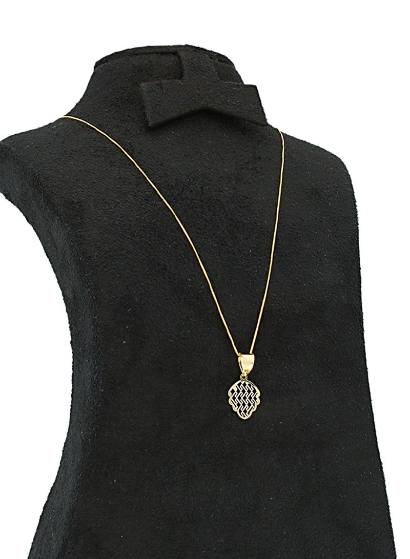 أف كيه جوليريز عقد ذهب (سلسلة مع قلادة) 18 قيراط- FKJNKL18KU1027 - Image 3