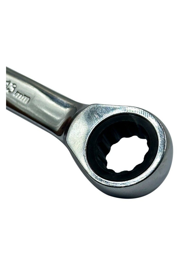 مجموعة الفك والحلقة مقاس المفك: 13 مم مصنوع من فولاذ الكروم والفاناديوم - Image 4