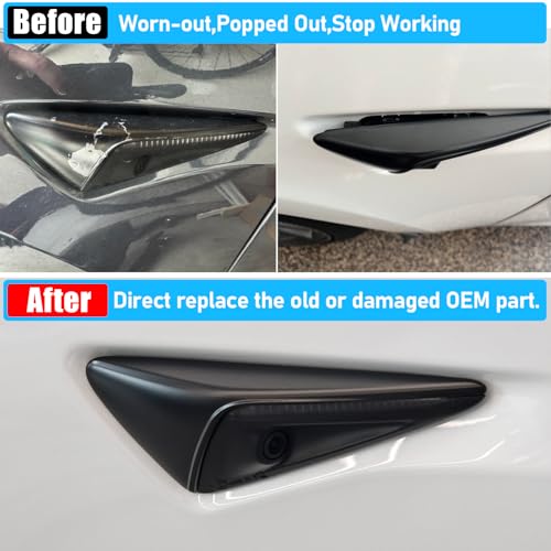 Jaronx Compatible with Tesla Left Side Repeater Camera Assembly Model 3 Model Y 20172024 Left Front Fender Turn Signal Camera Replacement for Tesla Model 3Model Y Accessories 149586420C Left - Image 3