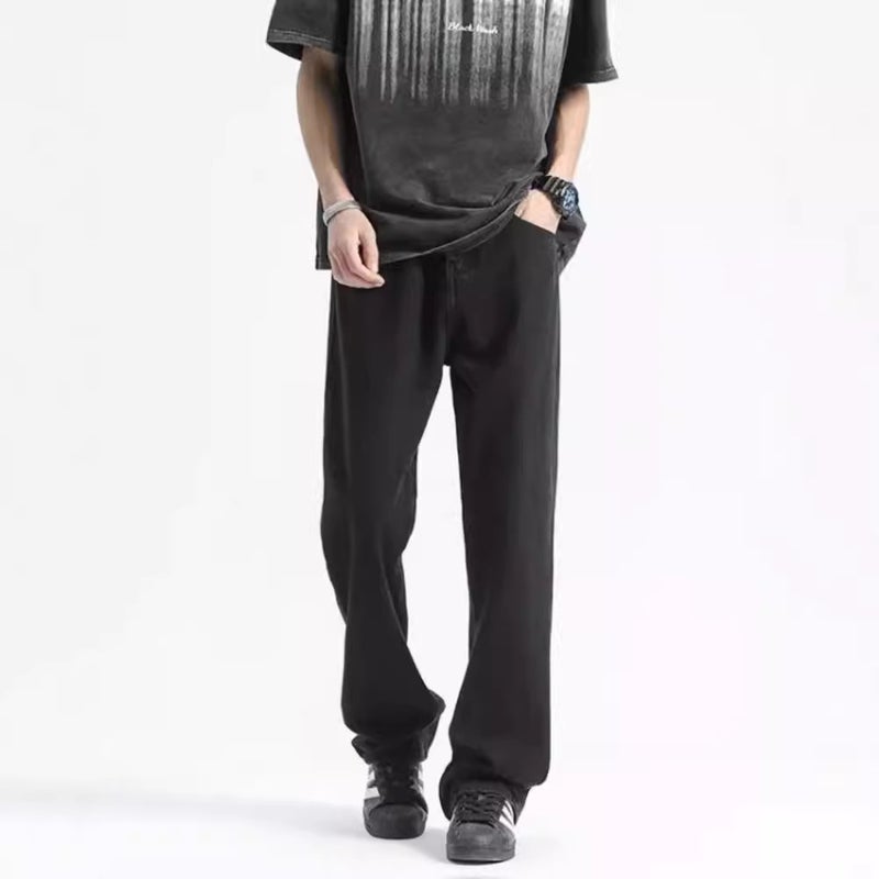 Unisex Classic Denim Jeans Loose Fit Daily Outdoor Wear - Image 5