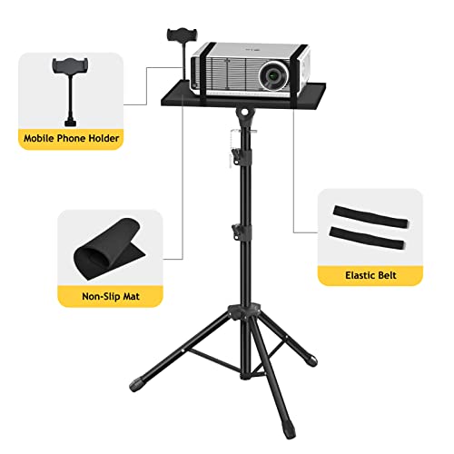 Facilife Projector Stand Tripod - Laptop Tripod Projector Stand Adjustable Height 22 to 47 Inch, Projector Tripod Stand, Tripod for Porjector, Projector Stand for Outdoor Movies - Image 4