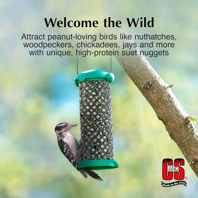 CS C&S Peanut Nuggets Wild Bird Food - 27 oz High Energy Suet Nuggets - Image 3