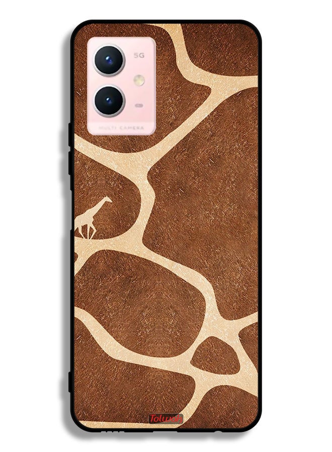 Tolwak Vivo Y33s 5G Protective Case Cover Giraffe Skin - Image 2