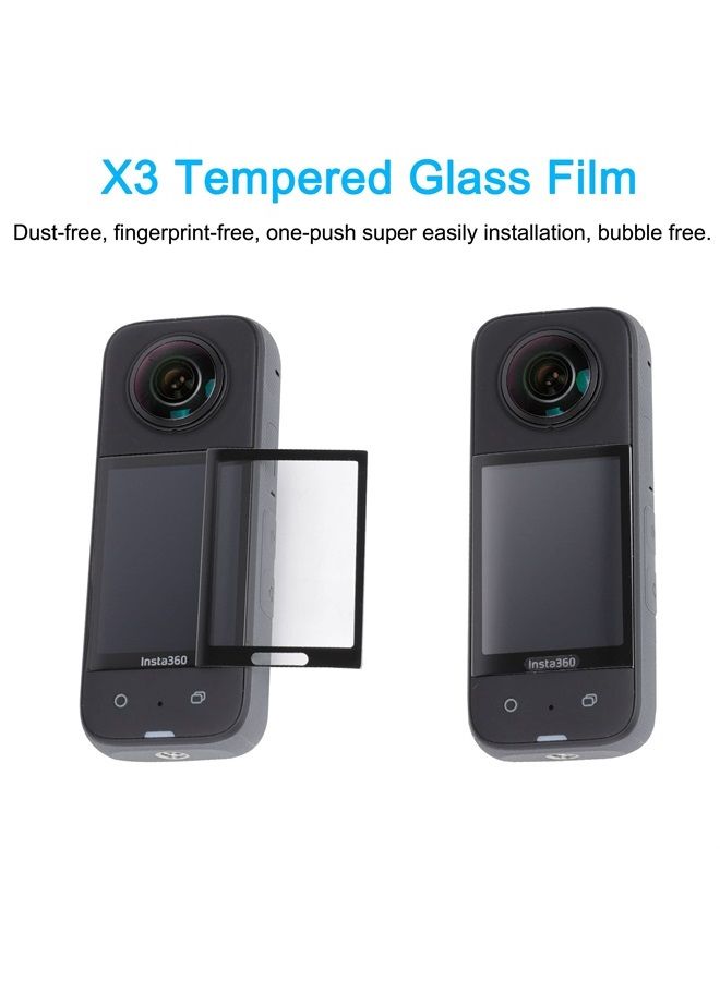 PELLKING Camera Protective Accessories Kit for Insta360 X3, Inst 360 X3 Bundle Include Lens Guard/Silicone Protective Cover/Screen Protectors/Camera Case - Image 4