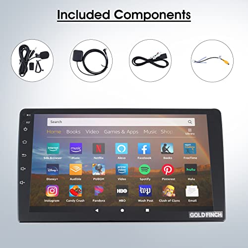 Goldfinch Audio 9 inch Full Touch Screen Android Car Stereo With GPS, Bluetooth, Wi-Fi, Navigation, Reverse Camera Support, Mirror Link - Image 3