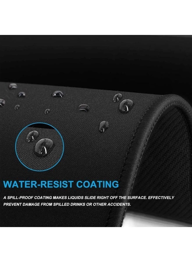 Black Gaming Mouse Pad – Gaming Mat XL Size Anti Slip Base – Speed Edition | 80 X 30 cm - Image 3