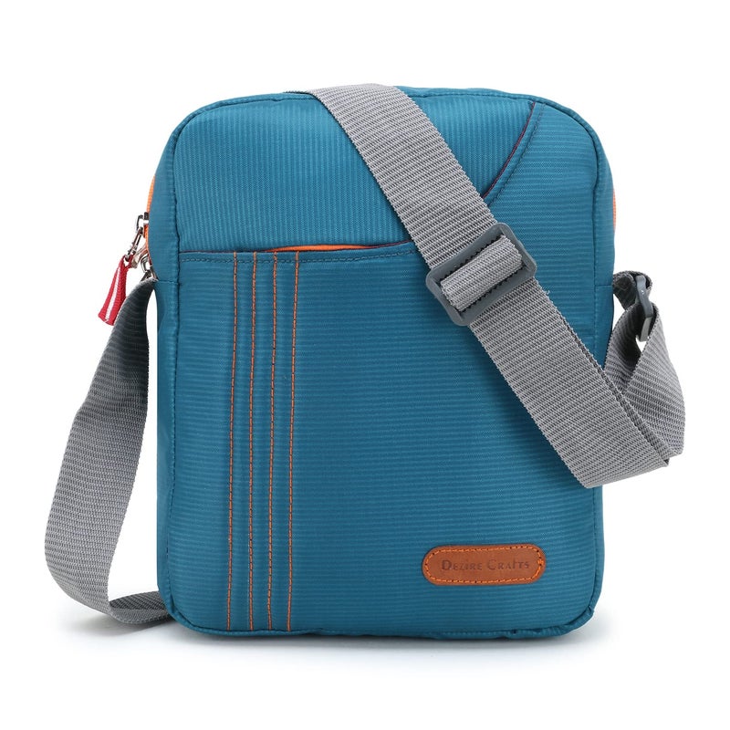 Dezire Crafts Sling Stylish Cross Body Travel Office Business Messenger Shoulder Bag with Multi-Pocket Zip Closure and Adjustable Straps for Men & Women (DC SLING BAGS 629) - Image 1