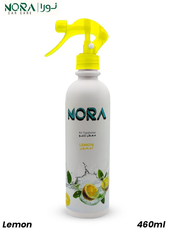 NORA Lemon Air Freshener Spray 460ML Long-Lasting Fresh Scent for Home and Office - Image 1