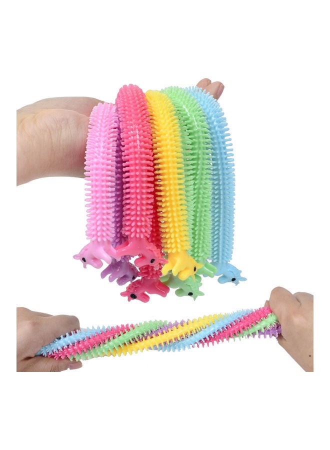 NIBEMINENT 6-Piece Cartoon Animal Unicorn Decompression Pull Cord Bracelet 19cm - Image 4