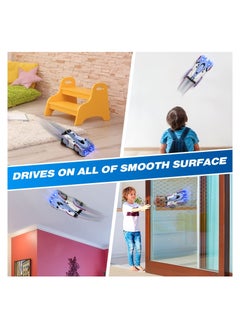 Y&D Wall Climbing Remote Control Car Rc Cars 360°Rotating Stunt Toy Latest Headlights and Taillight Rechargeable High Speed Cool Toys for Boy Girl Kids Toddlers Birthday Gifts  - Image 2