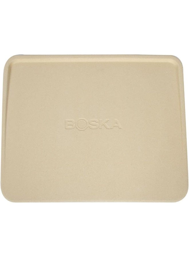 BOSKA Boska Pizza Stone Plate Deluxe Best For Oven Bbq And Grill Natural Non Toxic And Non Stick Surface Thermal Shock Resistant Cooking Stone Heavy Duty Ceramic Cookware  - Image 4