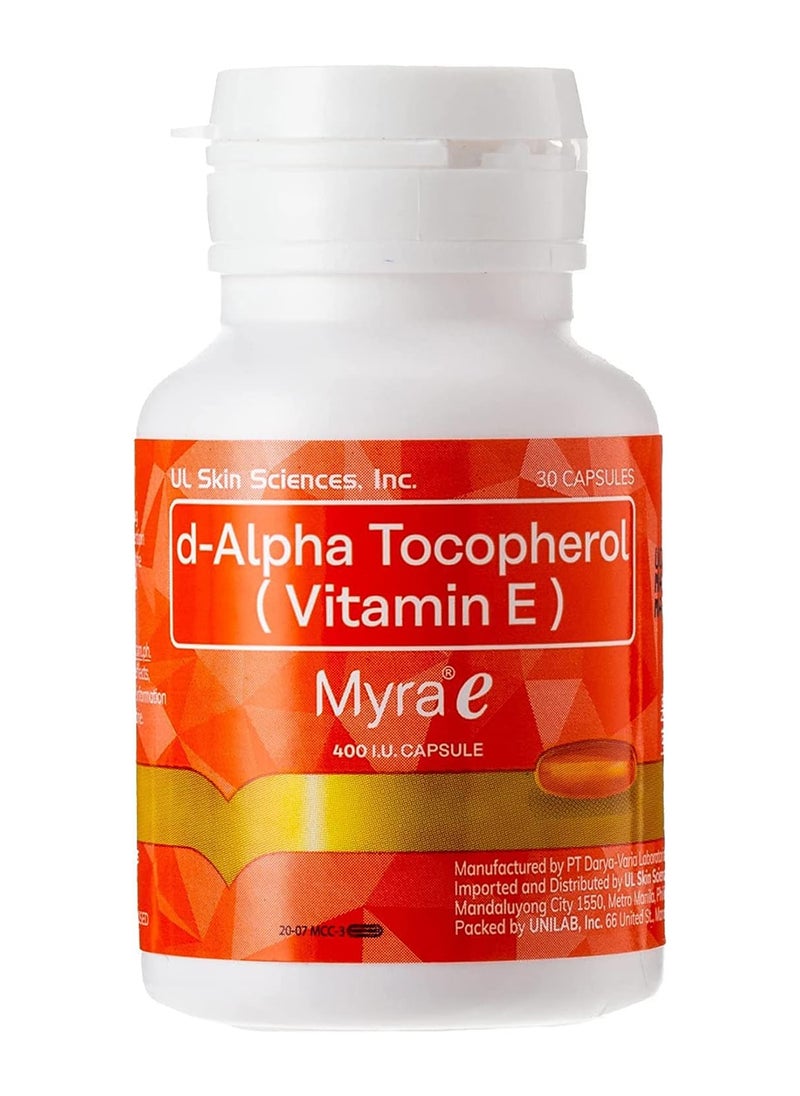 Myra E 400 Iu Capsules 30`S  - Image 1