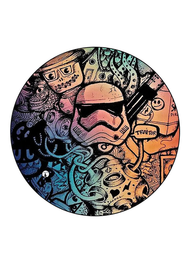RKN Random Things Printed Mouse Pad Multicolour