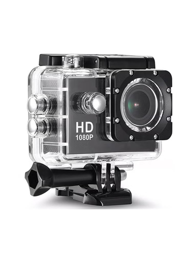 Action Camera, Sports Camera, Full HD 2.0 Inch Action Cam 30m/98ft Underwater Waterproof Snorkel surf Camera, 1080P Action Cameras  with Waterproof Case – No Zoom, No Memory Card
