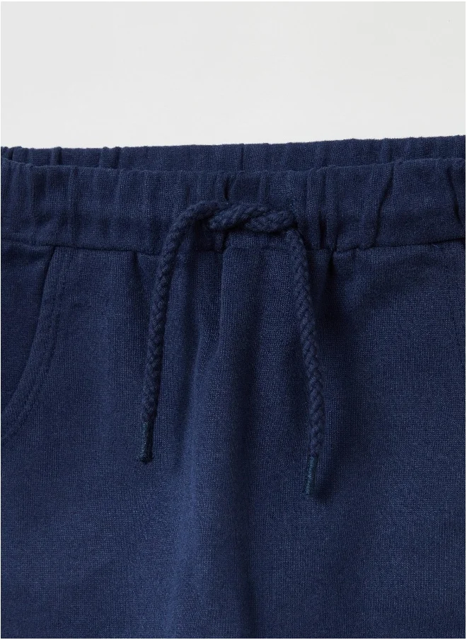 Ovs OVS Lightweight Plush Joggers With Animal Print