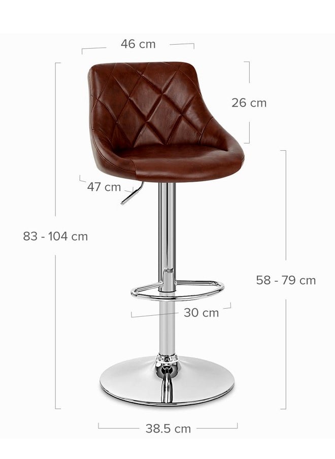 Modern Adjustable Counter Height Barstool