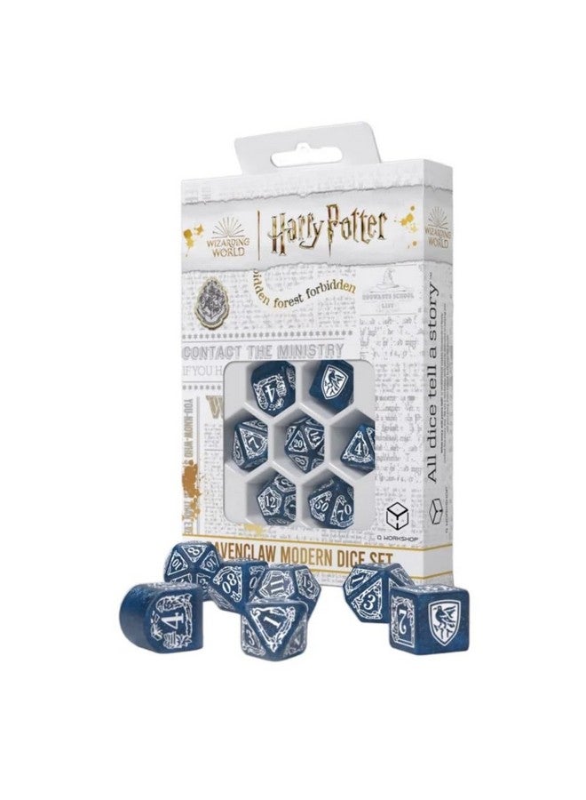 Q WORKSHOP Harry Potter Ravenclaw Modern Dice Blue - Image 1