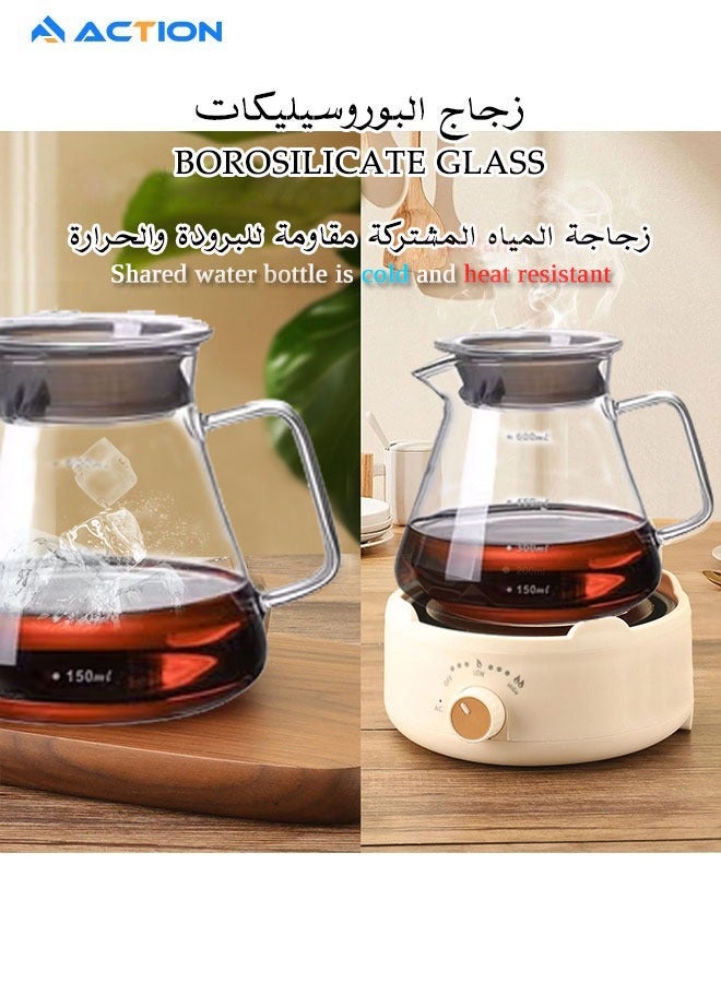 أكشن مجموعة القهوة V60 مجموعة تنقيط القهوة الاحترافية مناسبة للتقطير وتصفية القهوة، مناسبة لمجموعة V60 المكونة من 4 أدوات للقهوة المتخصصة - Image 4