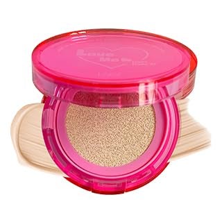 IZEZE Love Me Cushion 049 oz 14g 21 Light Nude  Glow Finish High Coverage Makeup Cushion for All Skin Types