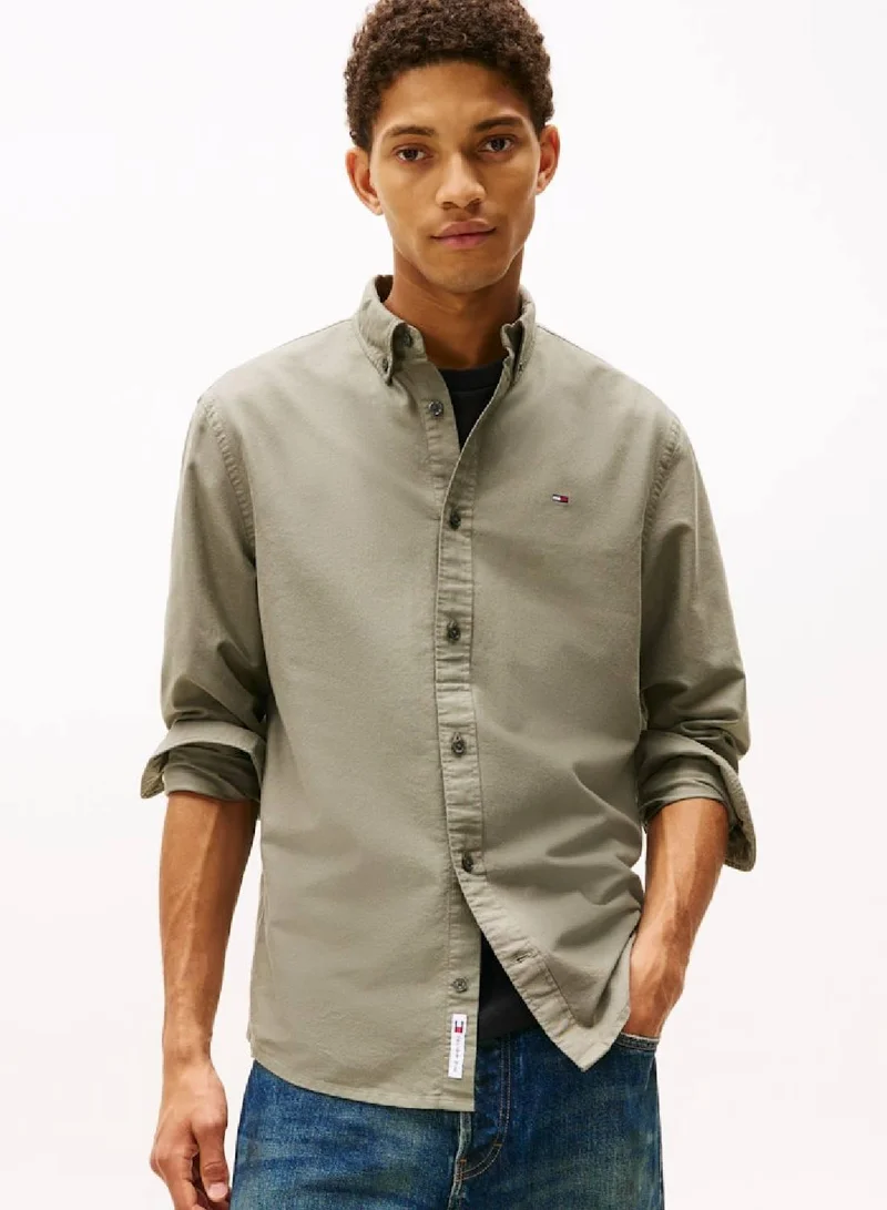 TOMMY JEANS Regular Fit Button-Down Collar Oxford Shirt