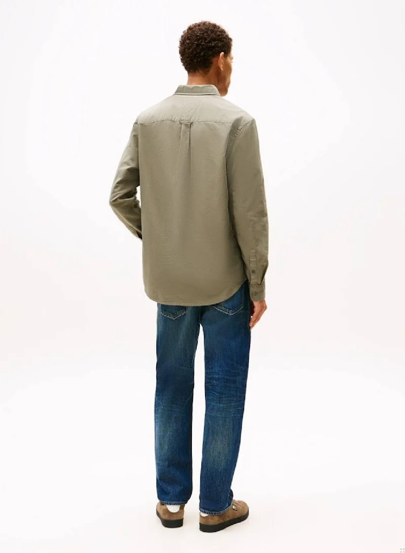 TOMMY JEANS Regular Fit Button-Down Collar Oxford Shirt