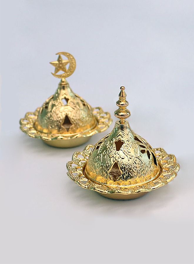 Haidue Arabian Style Metal Incense Burner with 100g Aloes  - Image 3