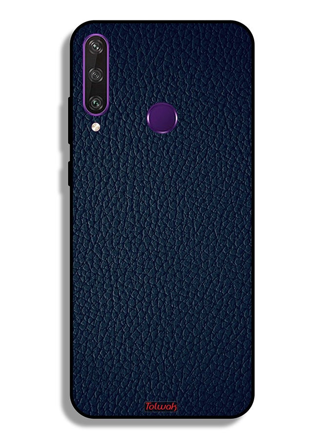 Tolwak Huawei Y6p Protective Case Cover Leather Pattern - Image 2