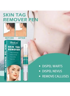 iBealee Skin Tag Remover Pen Fast Skin Tag Removal Effective Safe for Face and Body Tags Mole Wart Skin Tag Remover Serum Painless No Scars Easy Use Wart Remover Liquid  - Image 2
