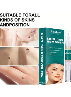 iBealee Skin Tag Remover Pen Fast Skin Tag Removal Effective Safe for Face and Body Tags Mole Wart Skin Tag Remover Serum Painless No Scars Easy Use Wart Remover Liquid  - Image 3