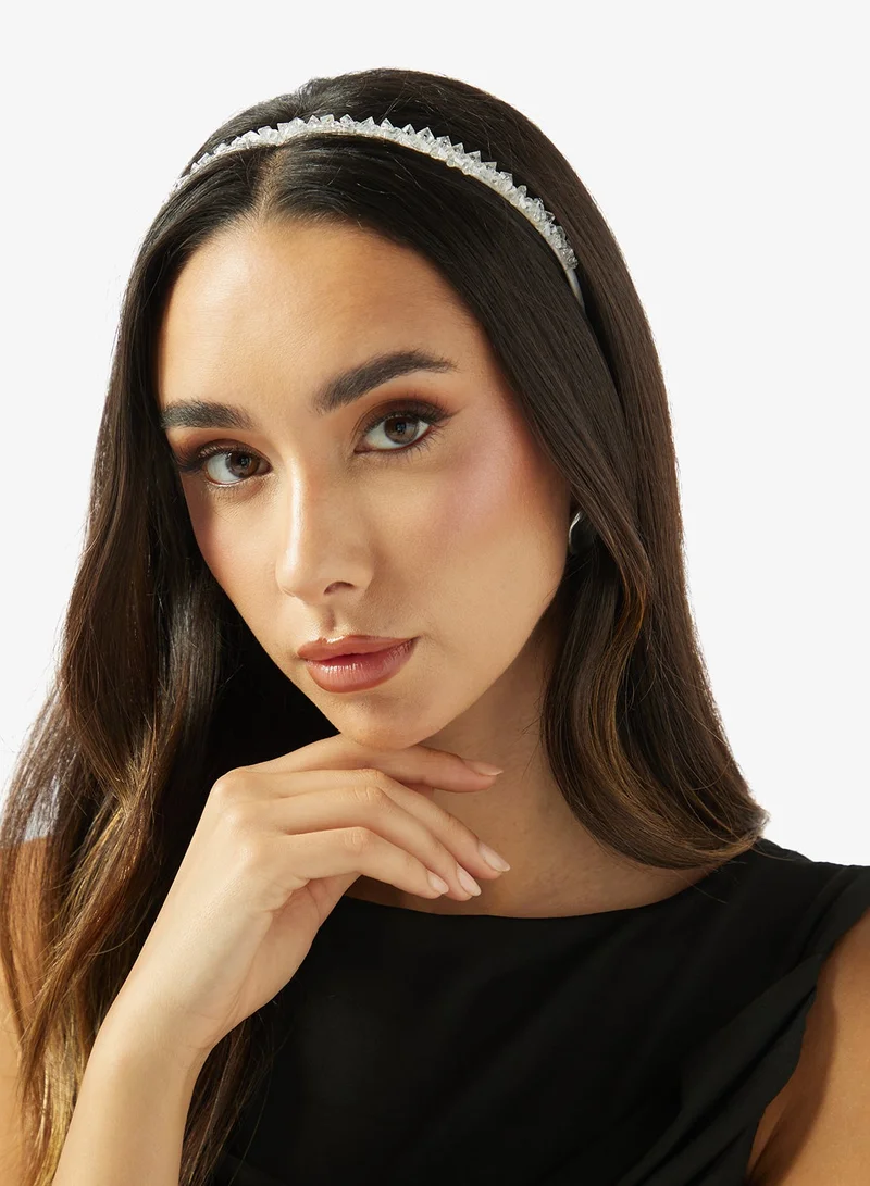 Khizana Rhinestone Embellished Headband