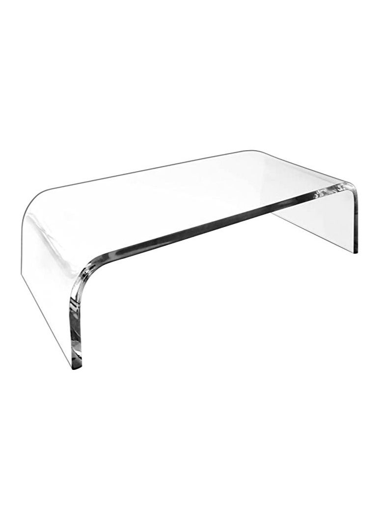 SMARTPOINTS Premium Acrylic Monitor Stand Clear Monitor Stand Clear Monitor Riser Laptop/PC/Multimedia Monitor Stand for Home Office  - Image 1