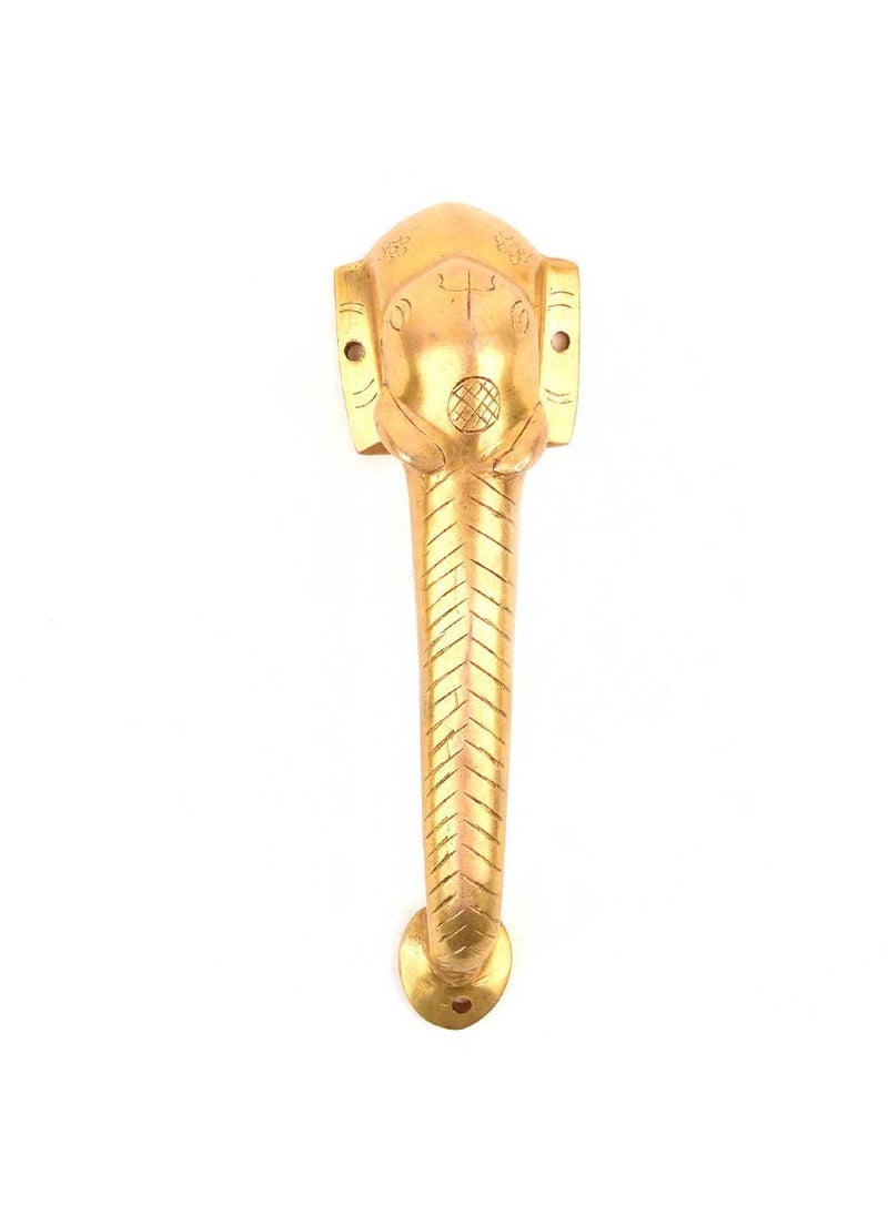 Indian-Shelf IndianShelf 2 Pack Elephant Brass Cabinet Handles Unique Door Handle Interior Vintage Gold Decorative Drawer Pulls 