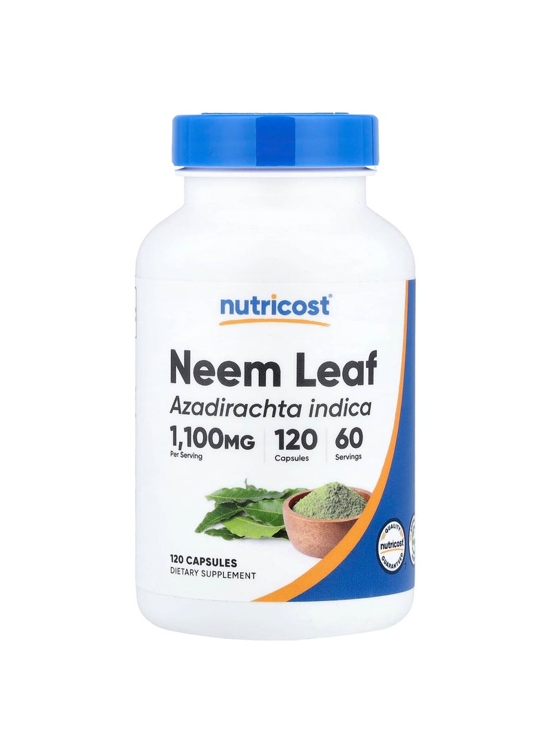 Neem Leaf, 120 Capsules