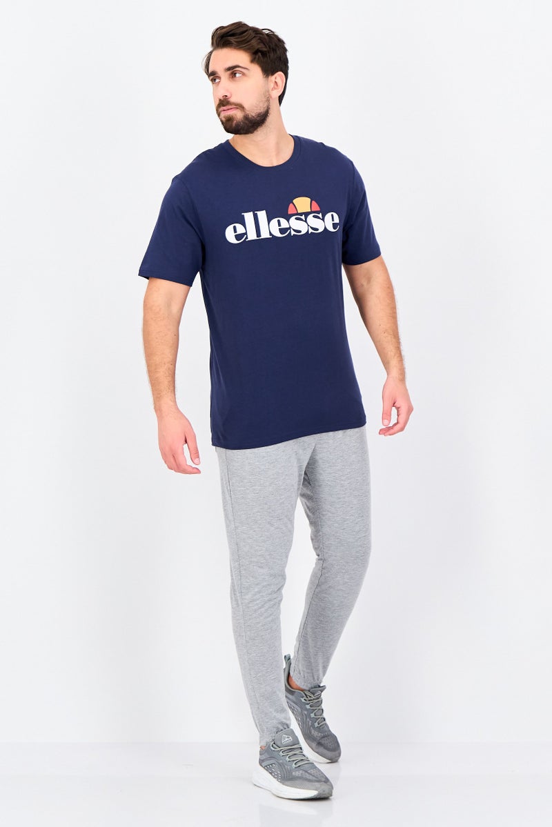 Ellesse Men Sportswear Fit Short Sleeve Outdoor T-Shirt, Navy - Image 2