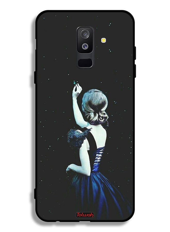 Tolwak Samsung Galaxy A6 Plus (2018) Protective Case Cover Touching Star - Image 1