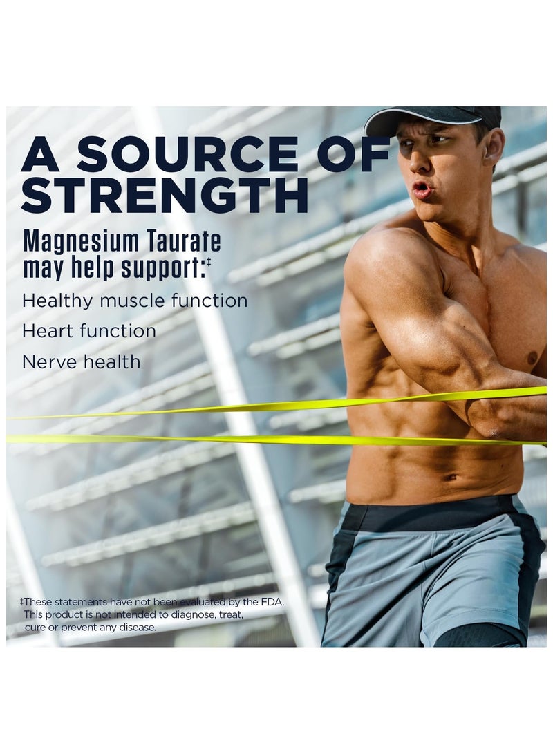 KAL Magnesium Taurate Plus 400mg with Coenzyme B6, Chelated | Nerve, Muscle & Heart Health Support (120 CT) - Image 4