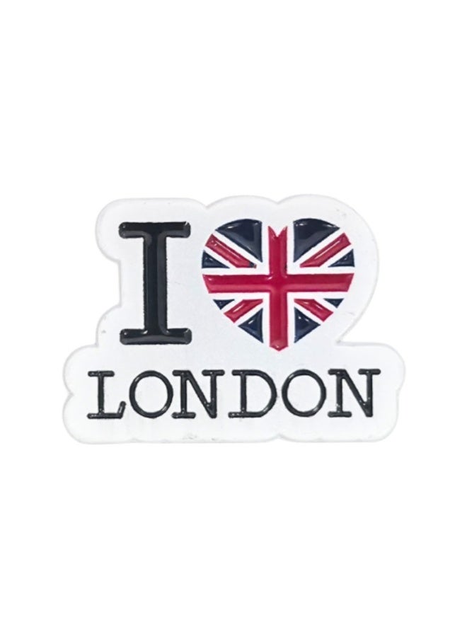 I Love London UK Flag Heart 3D Metal Emblem Sticker for Phone Case Laptop Notebook Passport Cover Waterproof Strong Adhesive - Image 3
