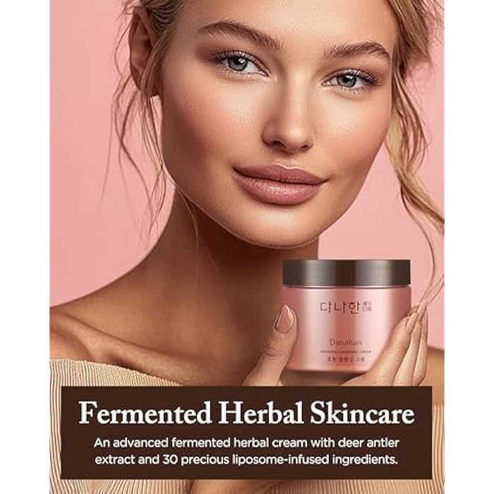 Danahan Hyoyong Korean Traditional Herbal Fermented Cleansing Cream Gentle Makeup Remover Intensive Moisturizing with Botanical Extracts, Lecithin - Enhances Skin Energy, 9.47 oz. - Image 3