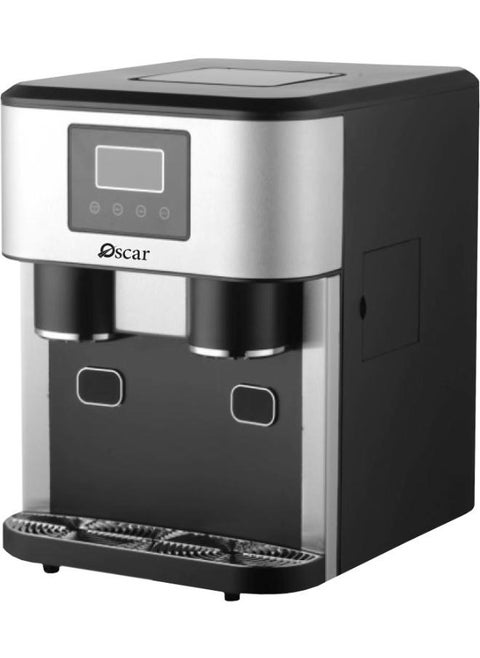 OSCAR | Ice Maker- OSIM2015CR | Instant Ice Making | 1.8 Liter Tank Capacity | Bullet and Crushed Ice | Automatic Dispenser | 2 Ice Sizes with 16 Pcs per Cycle | LED Screen with Touch Panel | Auto Filling with Alarm