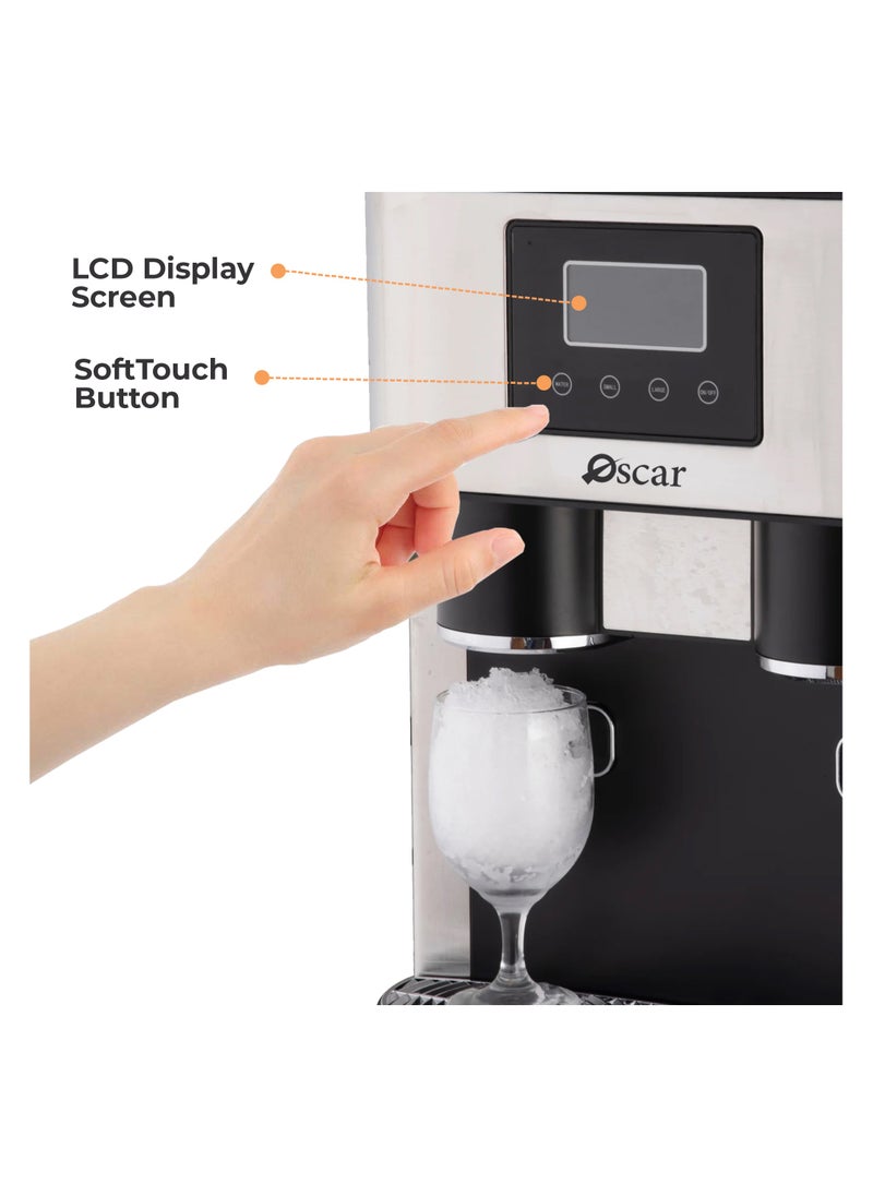 OSCAR | Ice Maker & Crusher | Model: OSIM2015CR | Large Capacity: 1.8L | Effective Ice Making & Crushing Abilities | Perfect for Parties, Gatherings, and Everyday Use - pzsku/Z40FDE19729B6890D713FZ/45/_/1716986734/979c07bf-e67a-4faf-8c35-fb749c3d2f82