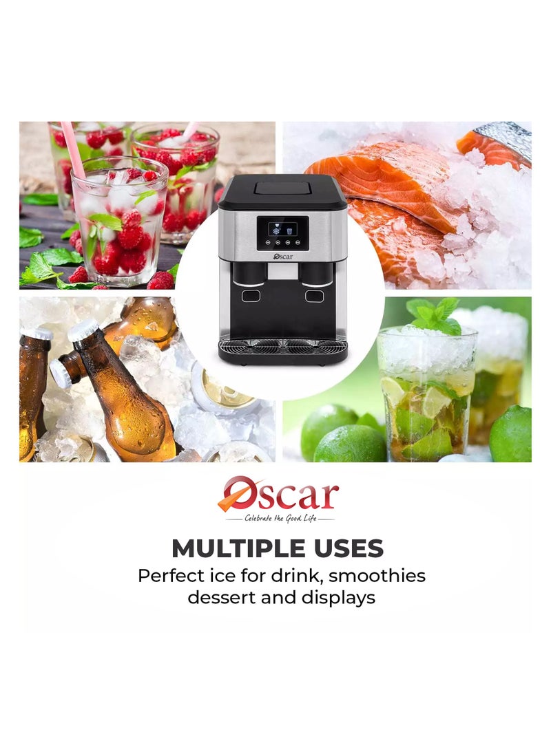 OSCAR | Ice Maker & Crusher | Model: OSIM2015CR | Large Capacity: 1.8L | Effective Ice Making & Crushing Abilities | Perfect for Parties, Gatherings, and Everyday Use - pzsku/Z40FDE19729B6890D713FZ/45/_/1716986792/18380e0b-b28f-414d-936b-e4fdaaea6fb3