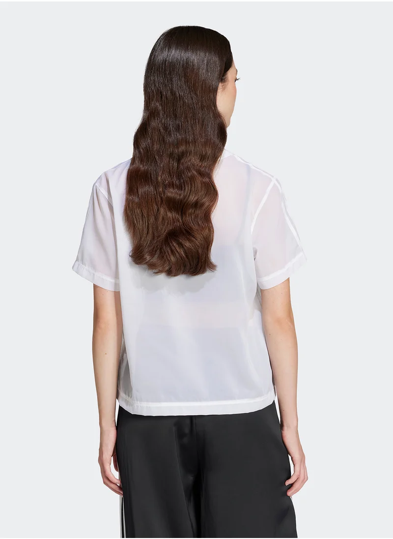 adidas Originals Adicolor Sheer 3 Stripe T-Shirt