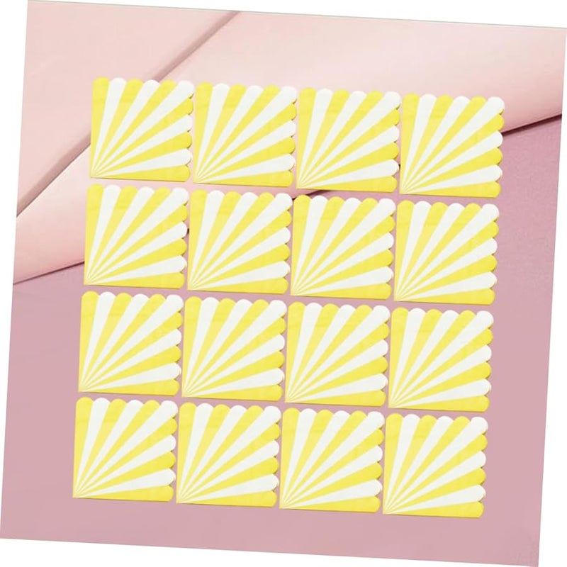 16 Sheets Premium Absorbent Striped Birthday Party Napkins Disposable Tissue Supplies - Image 4