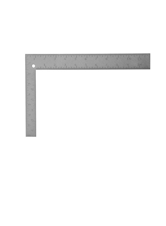Stanley Carpenter Try Square, 45-912, 8 x 12 Inch - Image 3