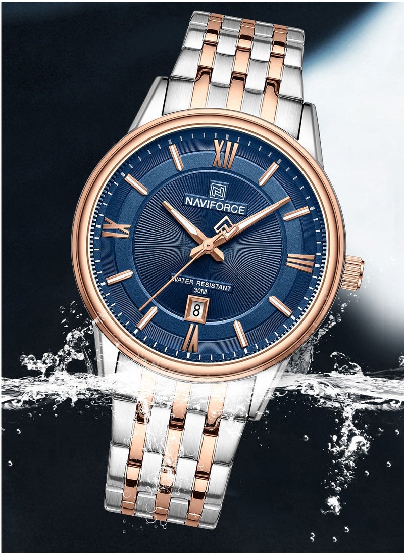 Stainless Steel Elegant Design Casual Quartz Couple Wrist Watch For Men & Women NF8040 S/RG/BE - pzsku/Z40FE059166CEE31D52D6Z/45/_/1701943083/c64b07c8-5907-466a-afaf-206f27185ff1