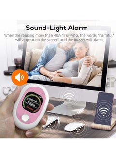 Excefore EMF Meter, Rechargeable Portable Digital Electromagnetic Field Radiation Detector, Hand-held Digital LCD EMF Detector, Great Tester for Home EMF Inspections, Office, Outdoor and Ghost Hunting  - Image 3