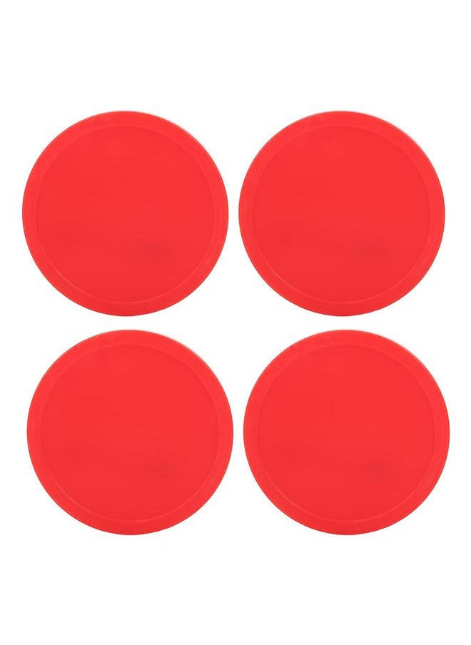 Thoraya 4 Pcs Plastic Air Ice Hockey Pucks Piece Replaceable for Tables Game Equipment(S)  - Image 1
